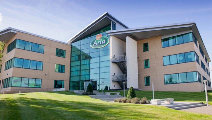 Thousands of farms across Europe form Arla's supply chain, which it describes as a "micro food system"